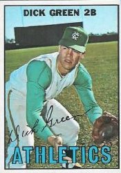 1967 Topps Baseball Cards      054      Dick Green